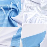 Soccer Sports Green Lines Custom Uniform Kelly Gold-White Sublimation Jersey